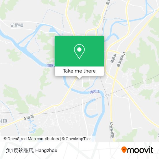 负1度饮品店 map
