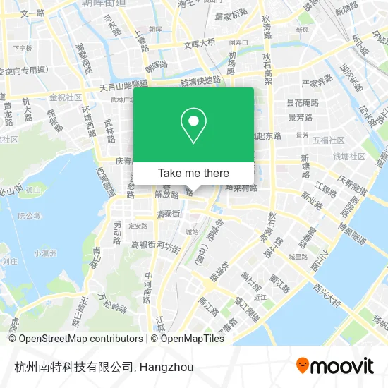 杭州南特科技有限公司 map