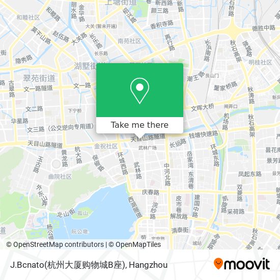 J.Bcnato(杭州大厦购物城B座) map