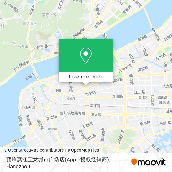 顶峰滨江宝龙城市广场店(Apple授权经销商) map