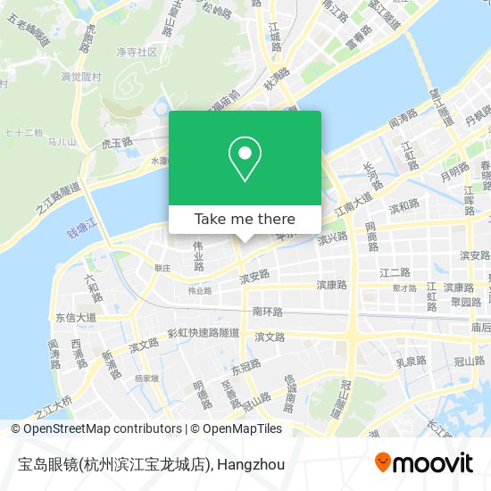 宝岛眼镜(杭州滨江宝龙城店) map