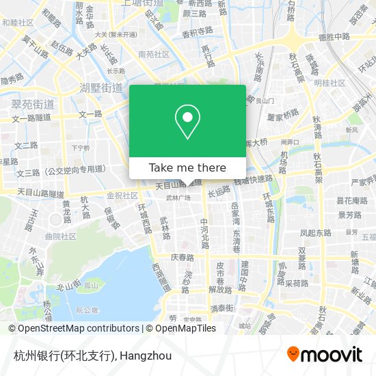 杭州银行(环北支行) map