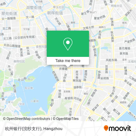 杭州银行(浣纱支行) map