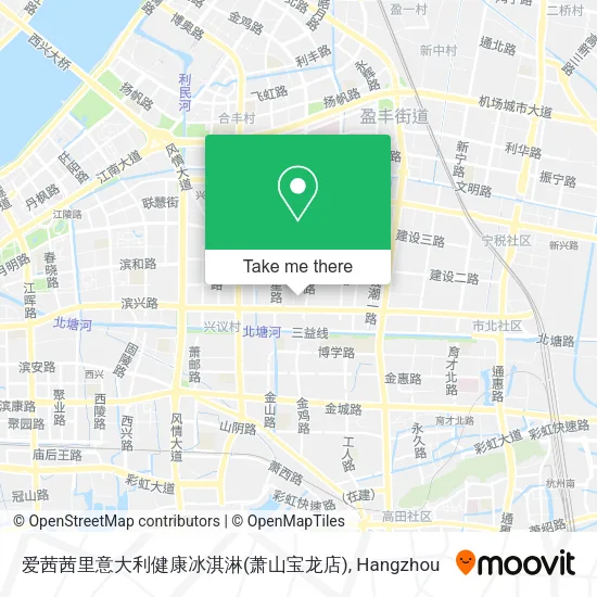 爱茜茜里意大利健康冰淇淋(萧山宝龙店) map