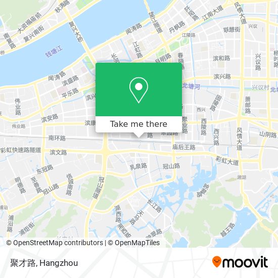 聚才路 map