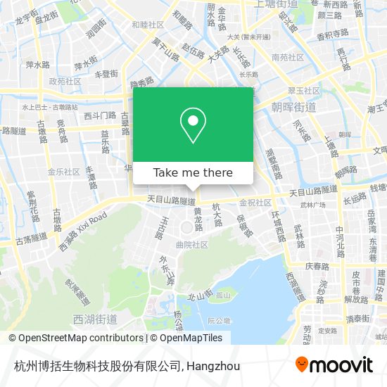 杭州博括生物科技股份有限公司 map