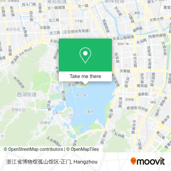 浙江省博物馆孤山馆区-正门 map