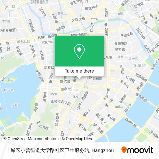 上城区小营街道大学路社区卫生服务站 map