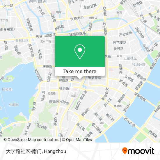 大学路社区-南门 map