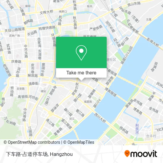 下车路-占道停车场 map