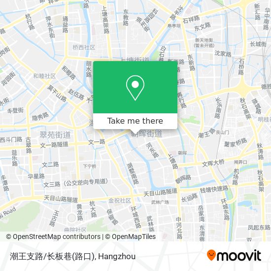 潮王支路/长板巷(路口) map
