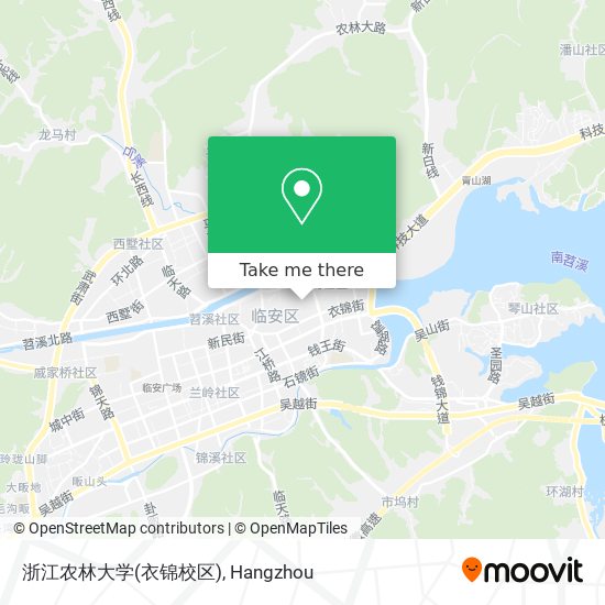 浙江农林大学(衣锦校区) map