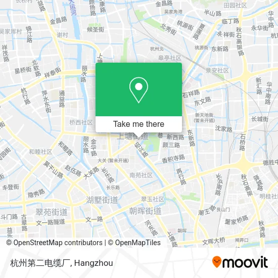 杭州第二电缆厂 map