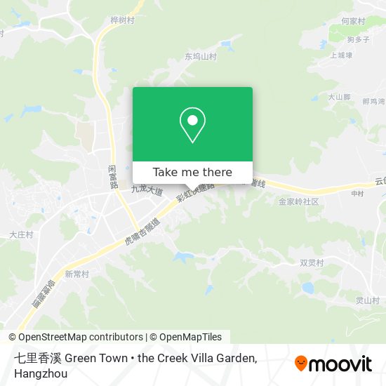 七里香溪 Green Town • the Creek Villa Garden map