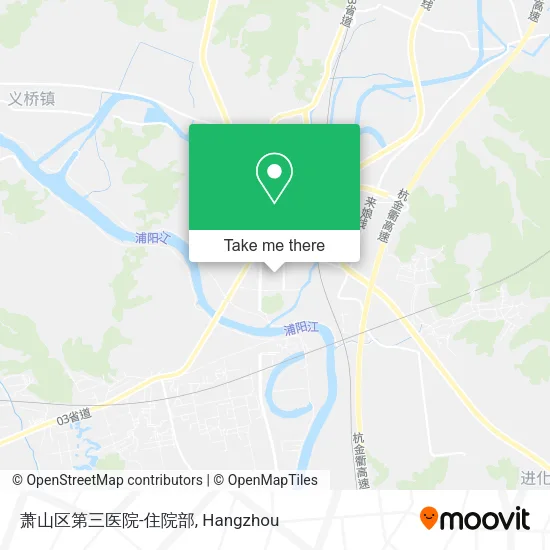 萧山区第三医院-住院部 map