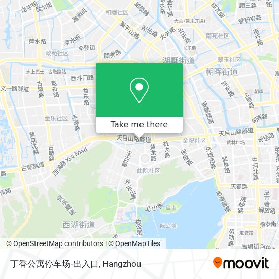 丁香公寓停车场-出入口 map