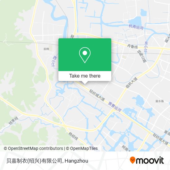 贝嘉制衣(绍兴)有限公司 map
