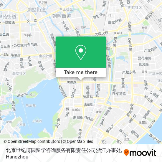 北京世纪博园留学咨询服务有限责任公司浙江办事处 map