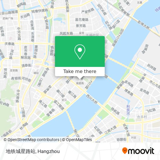 地铁城星路站 map