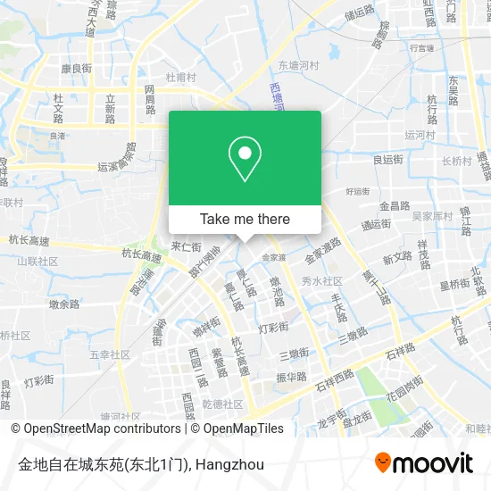 金地自在城东苑(东北1门) map