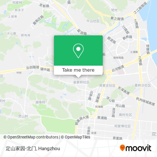 定山家园-北门 map