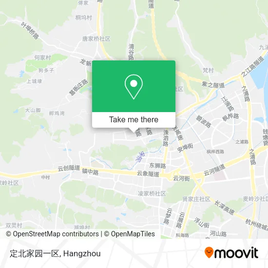 定北家园一区 map