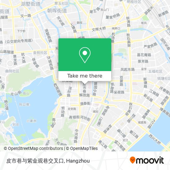 皮市巷与紫金观巷交叉口 map