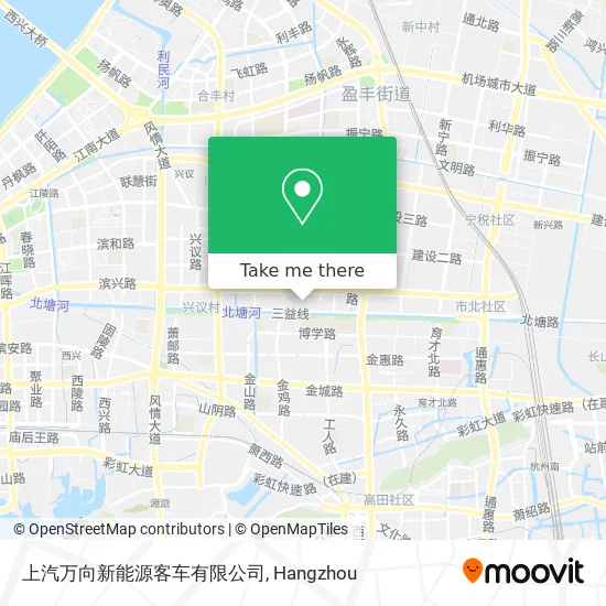 上汽万向新能源客车有限公司 map