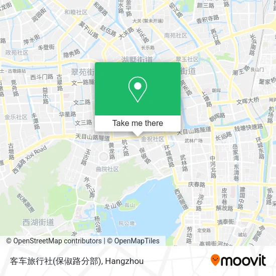 客车旅行社(保俶路分部) map