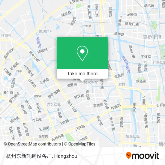 杭州东新轧钢设备厂 map