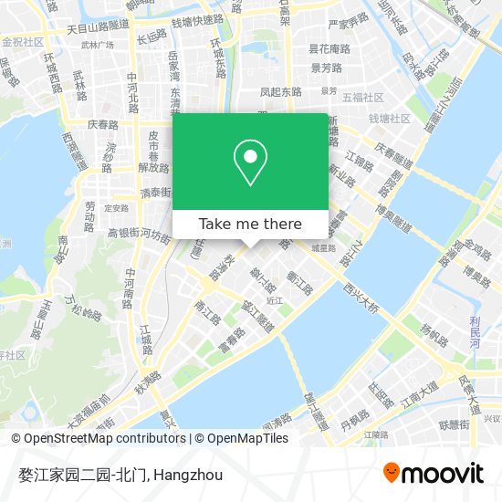 婺江家园二园-北门 map