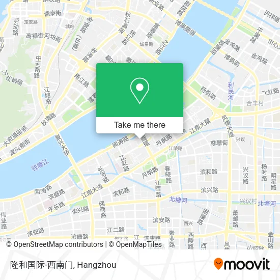 隆和国际-西南门 map