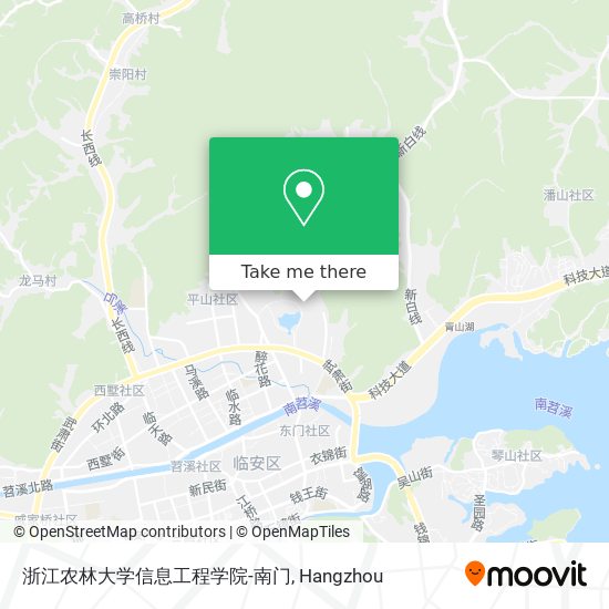 浙江农林大学信息工程学院-南门 map