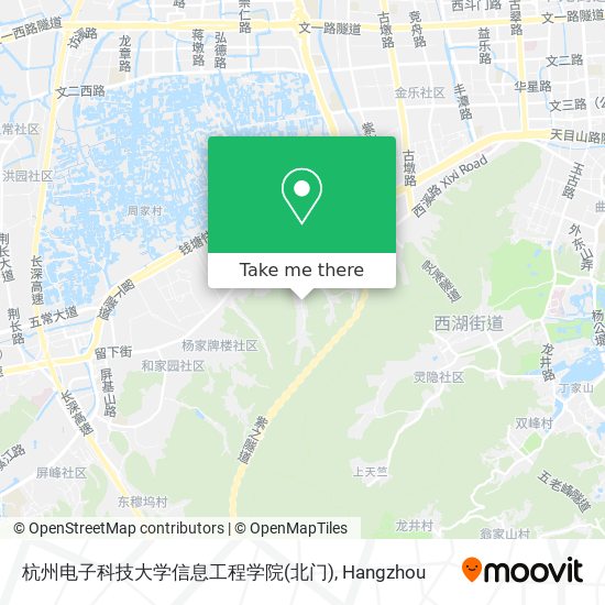 杭州电子科技大学信息工程学院(北门) map