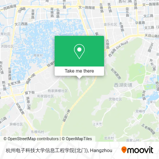 杭州电子科技大学信息工程学院(北门) map