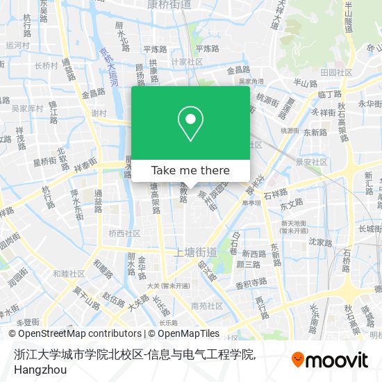 浙江大学城市学院北校区-信息与电气工程学院 map