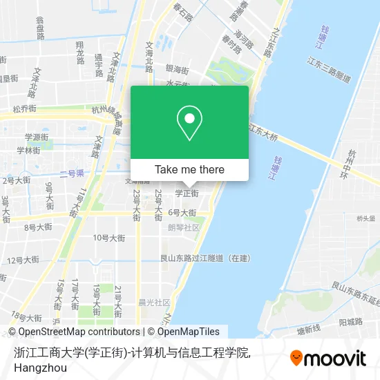 浙江工商大学(学正街)-计算机与信息工程学院 map