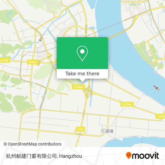 杭州献建门窗有限公司 map