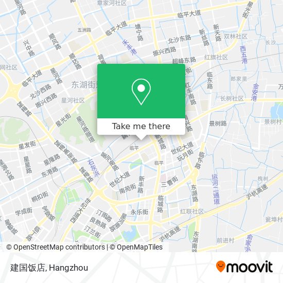 建国饭店 map