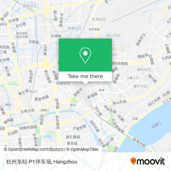 杭州东站-P1停车场 map