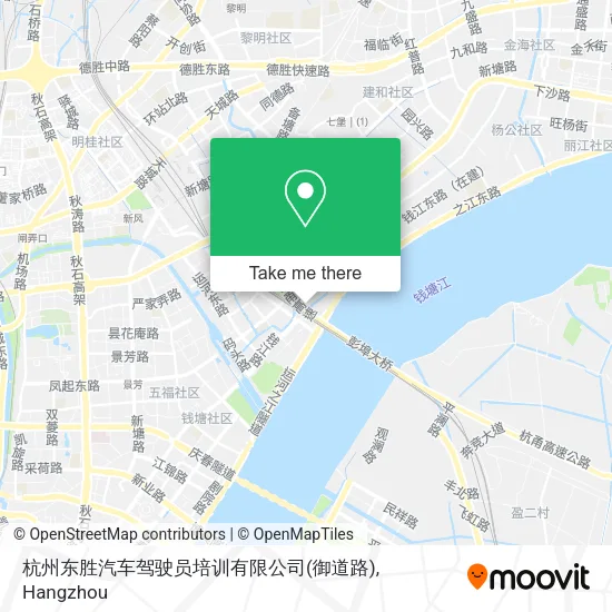 杭州东胜汽车驾驶员培训有限公司(御道路) map