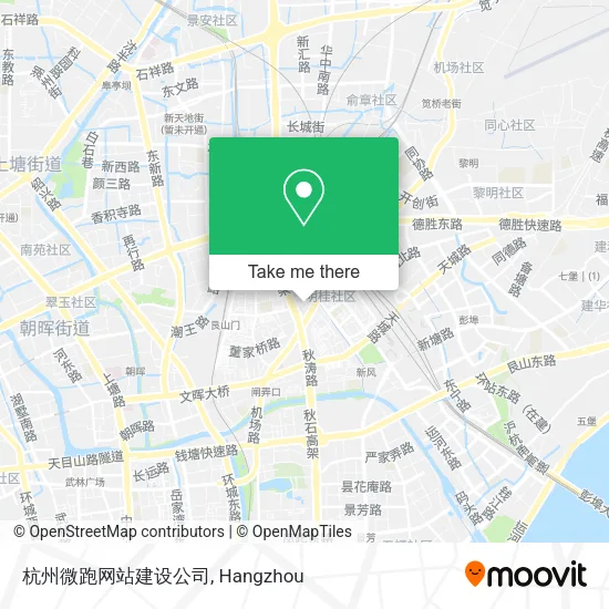 杭州微跑网站建设公司 map