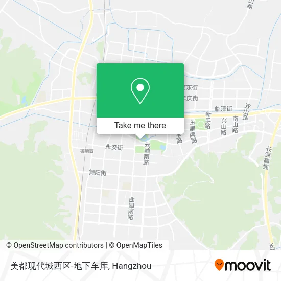 美都现代城西区-地下车库 map