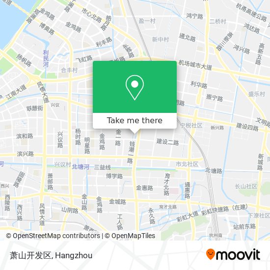 萧山开发区 map