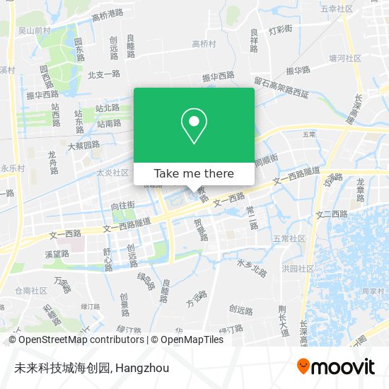未来科技城海创园 map