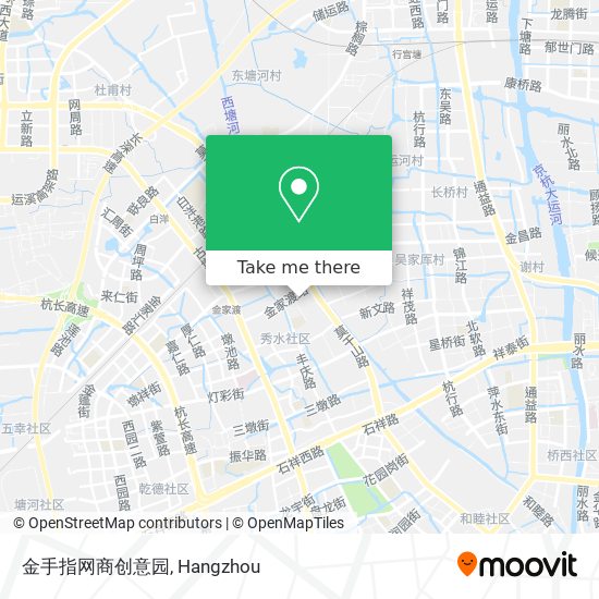 金手指网商创意园 map