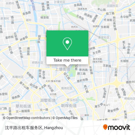 沈半路出租车服务区 map