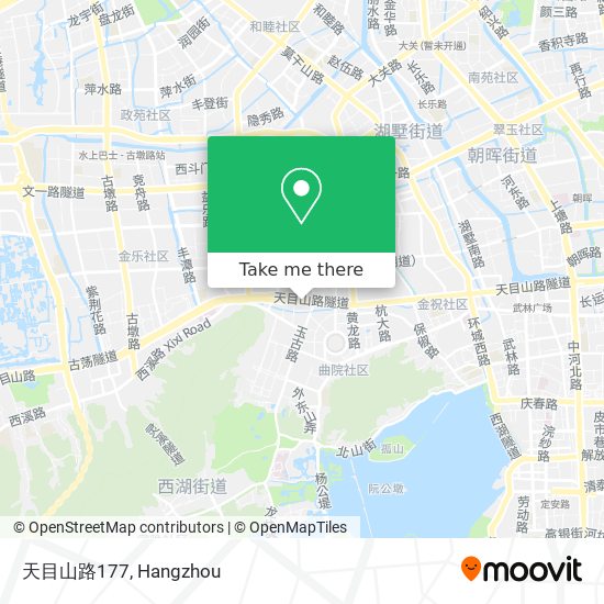 天目山路177 map