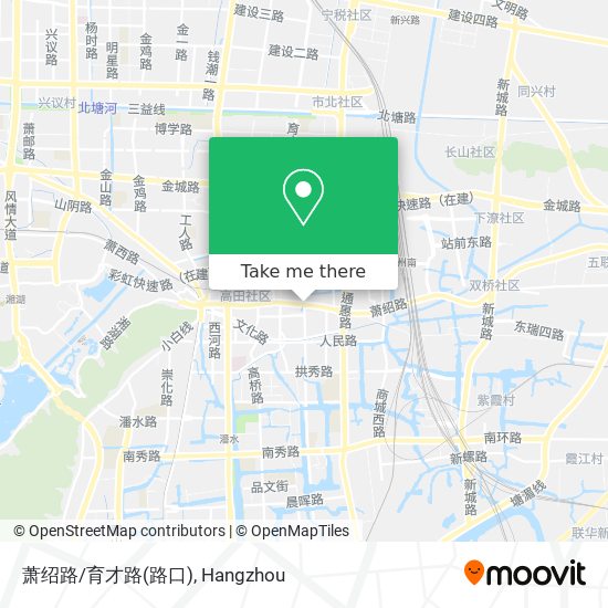萧绍路/育才路(路口) map