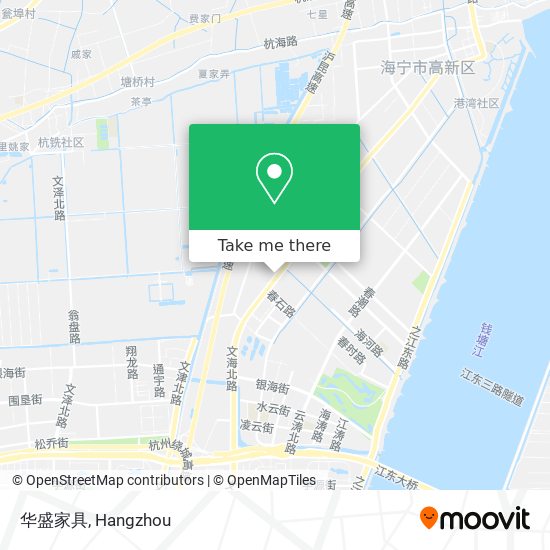 华盛家具 map